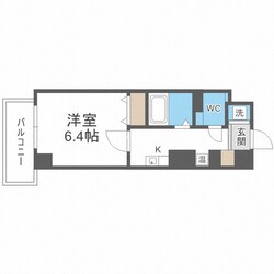 コモグランツ松屋町の物件間取画像